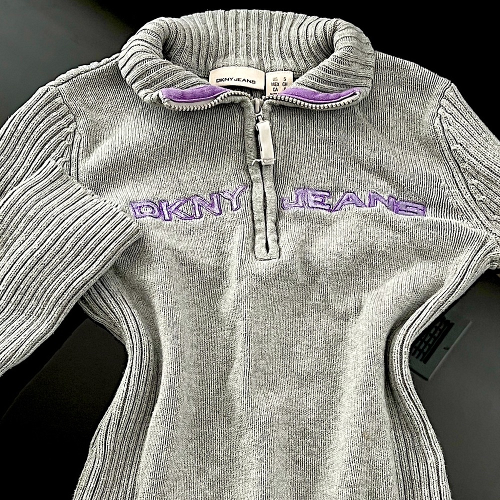 DKNY JEANS quarter zip